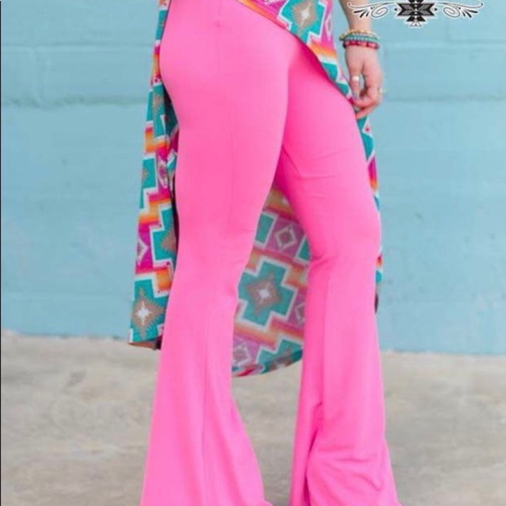 Pink Bell Bottoms